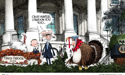 Michael Ramirez: Turkey Pardon 12-4-24