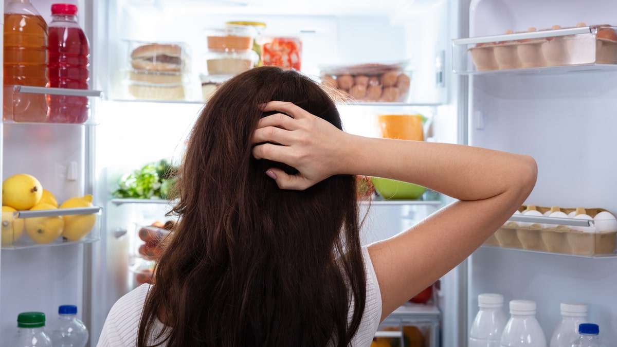 open fridge