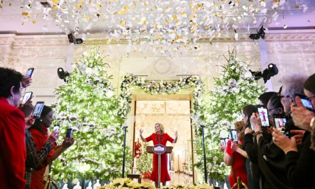 First Lady Announces White House Holiday Theme: ‘Season of Peace and Light’