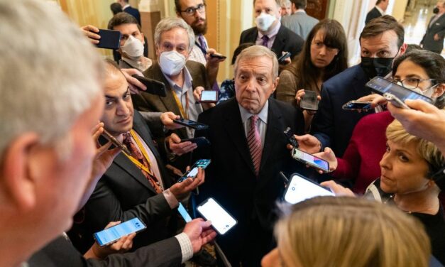 Sen. Durbin rips into the media after reporter forces him to reveal awkward truth about spending bill