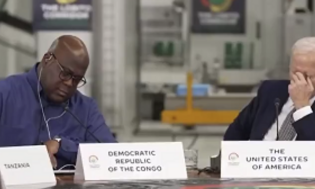 Watch: Biden Falls Asleep (Again, This Time in the Middle of an African Summit