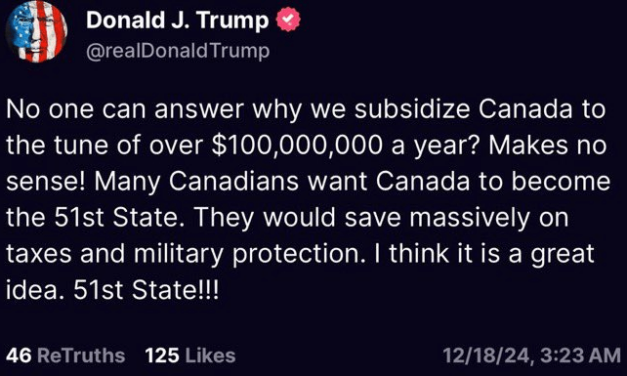 Trump Continues Hilariously Trolling Canada