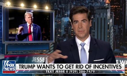 JESSE WATTERS: While Trump had his eyes on the architecture, the world had its eyes on him