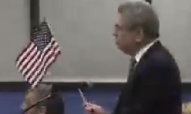 Watch: Town council REMOVES patriot for bringing an American Flag to their meeting