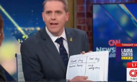 Watch: Scott Jennings whips out a chart to explain to progressives Daniel Penny “good,” CEO Killer “bad”