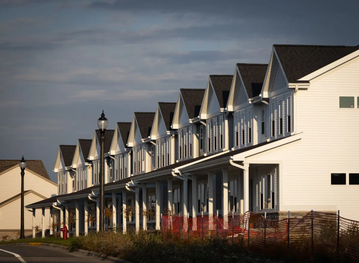 A housing development in Madison, Wis., on Oct. 22, 2024. (John Fredricks/The Epoch Times)