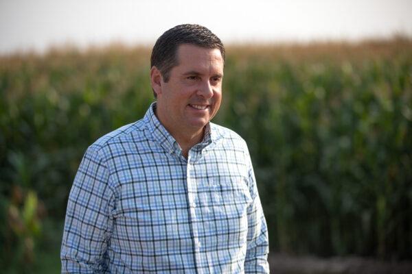 Ranking Member of the House Intelligence Committee Rep. Devin Nunes (R-Calif.) on his family’s farm in San Joaquin Valley, Calif., on Sept. 2, 2020. (Brendon Fallon/The Epoch Times)