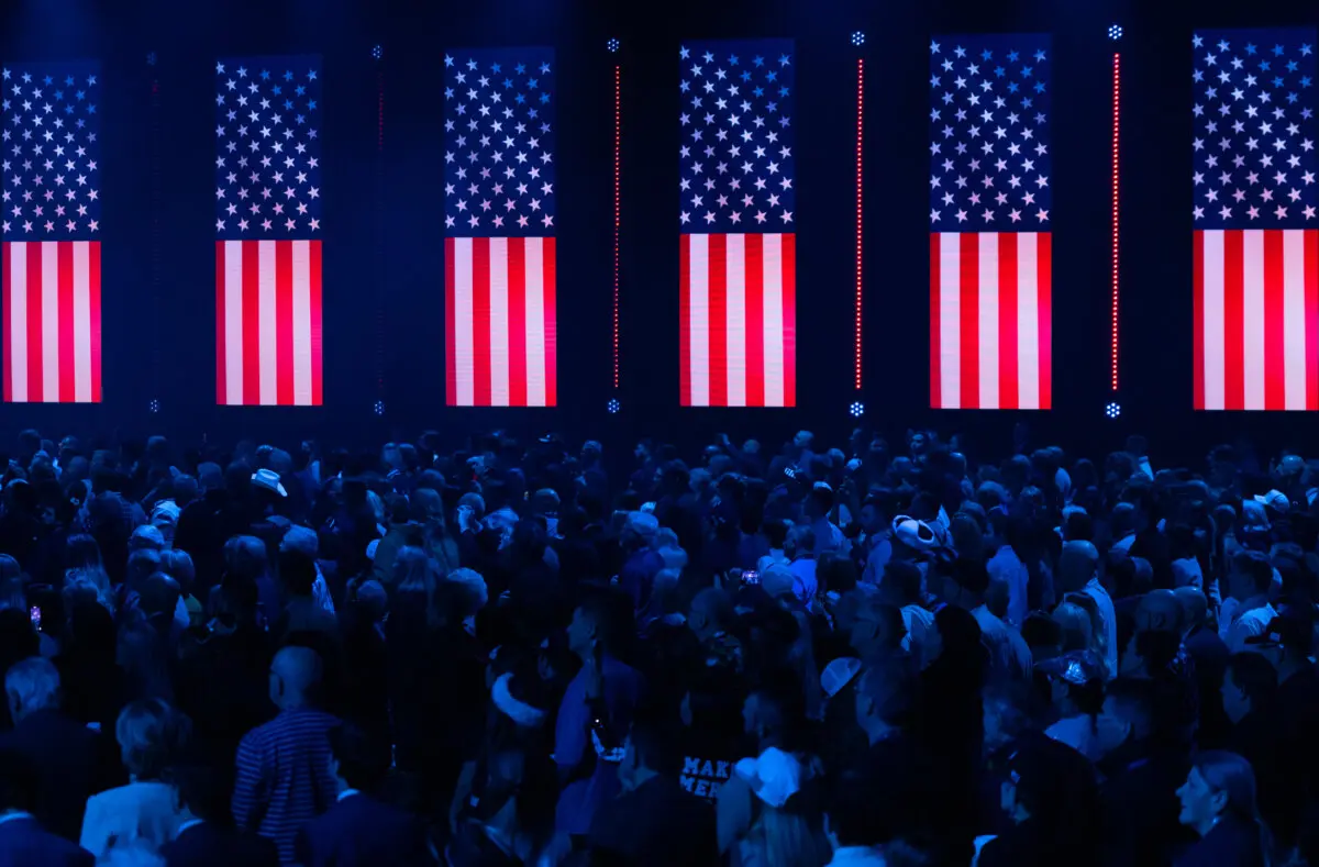 People gather for AmericaFest, hosted by Turning Point in Phoenix, AZ., on Dec. 22, 2024. (John Fredricks/The Epoch Times)