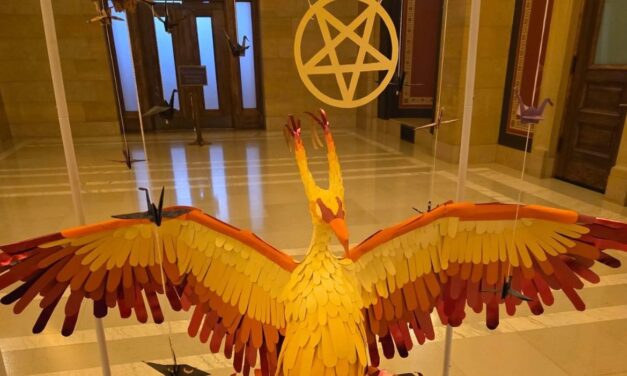 Tim Walz’s Minnesota: Satanists Set Up Holiday Display at State Capitol Building