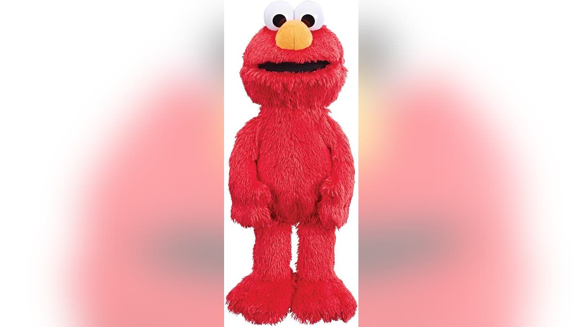 Love to Hug Elmo is cuddly and perfect for kids ages 18 months and up.