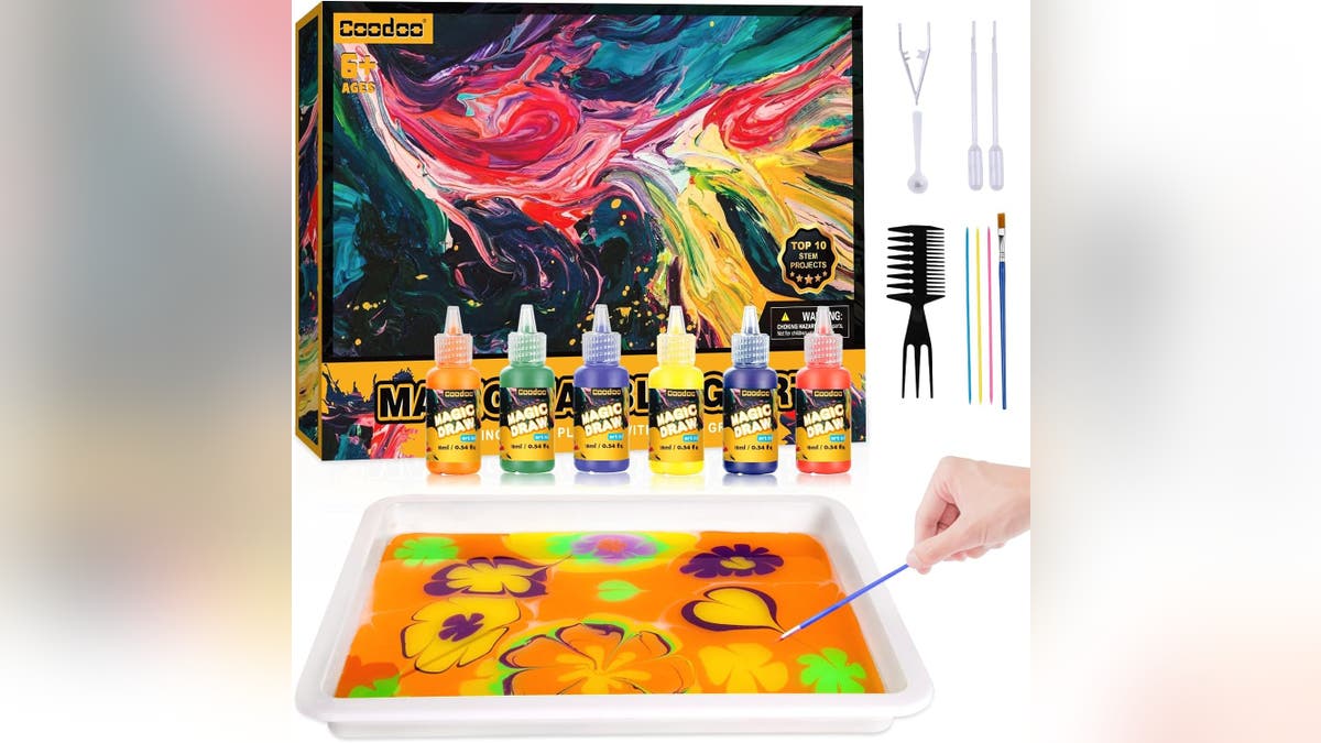 This easy to use crafting kit on Amazon will have your kid creating masterpieces.