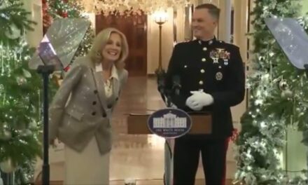 WE ARE SO BACK: Listen to a Little Kid Quickly Correct Jill Biden When She Shouts “Happy Holidays!” During Toys for Tots Event (VIDEO)