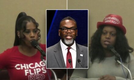 Chicago resident fumes at liberal mayor over migrant funding after fiery meeting: ‘America first!’