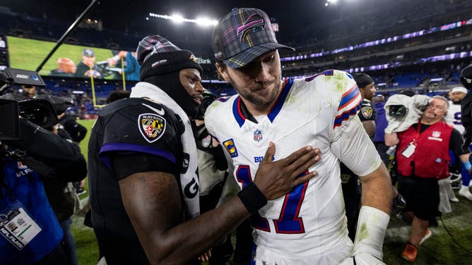 Baltimore Ravens QB Lamar Jackson is the biggest competitor to Buffalo Bills QB Josh Allen in the race for NFL MVP. 