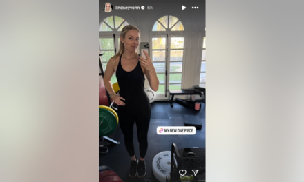 Lindsey Vonn Hits The Gym In A Custom Bodysuit Ahead Of First Competition Since Announcing Her Comeback