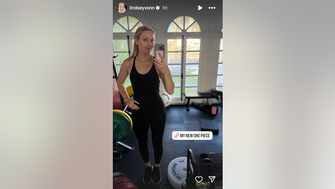 lindsey vonn one-piece bodysuit gym