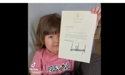 WHAT AN INCREDIBLE MAN: President Trump Sends a Beautiful, Touching Letter to a Precious Little Girl Fighting Leukemia and Her Reaction to His Message is Priceless (VIDEO)