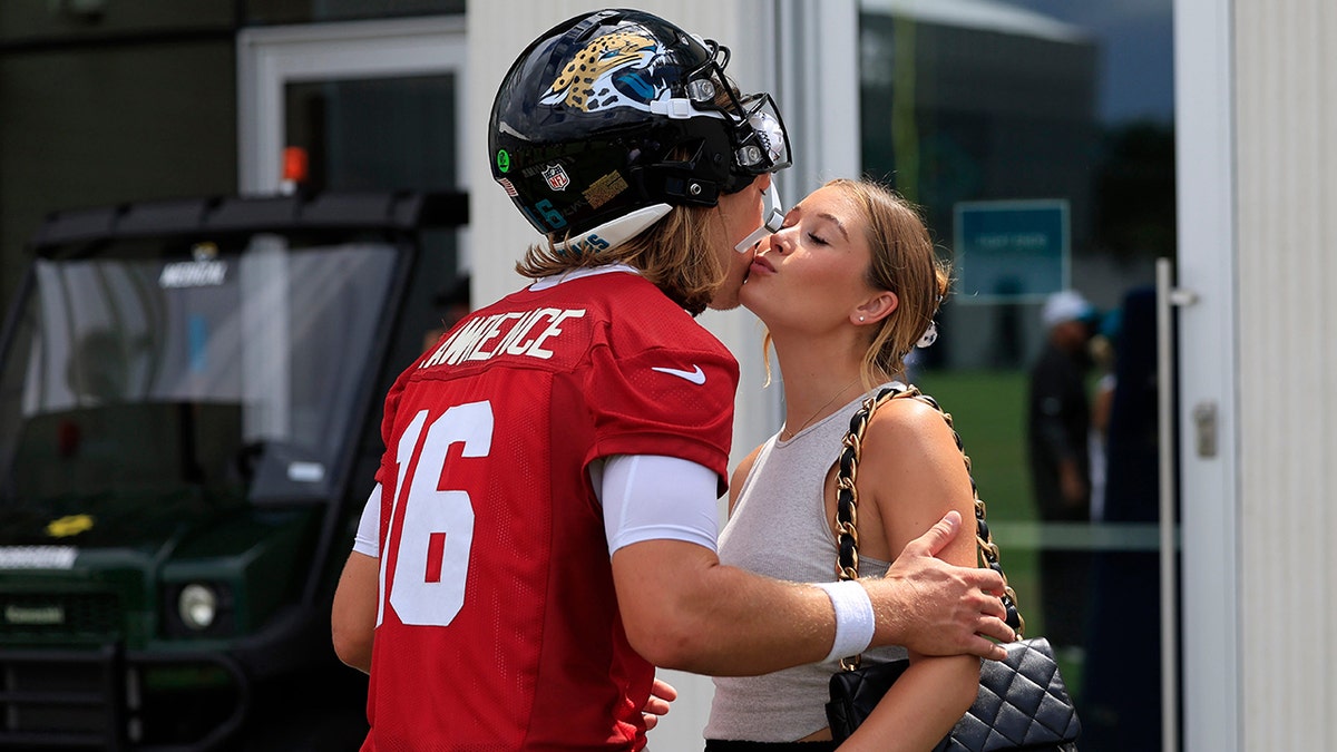 Marissa Lawrence and Trevor Lawrence