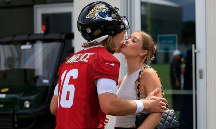 Marissa Lawrence, wife of Jaguars star quarterback, thanks fans for support after player takes brutal hit