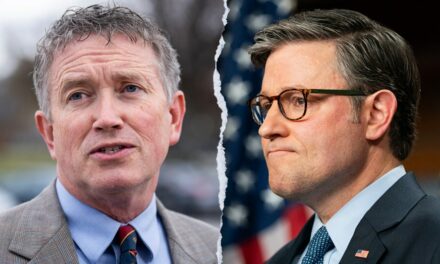 Massie comes out against Johnson retaining speaker’s gavel: ‘He does not have my vote’