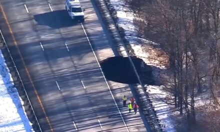 Sinkhole in New Jersey keeps I-80 closed after a section collapses into an abandoned mine