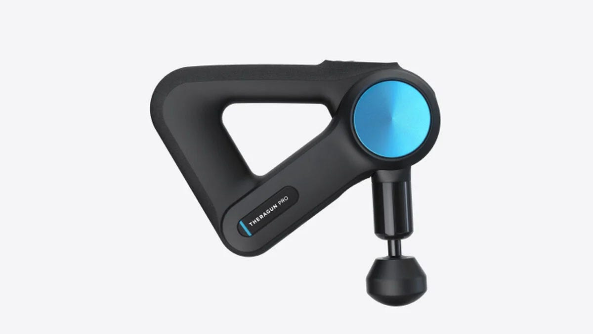 Use a massage gun to target soreness.