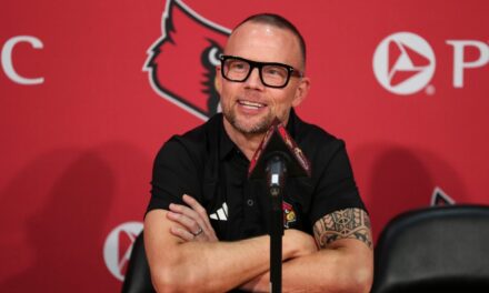 Louisville’s Pat Kelsey Gives Thanks To His Healthy Kids And ‘Hot’ Wife In Wholesome Postgame Moment