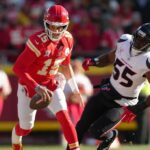 Chiefs’ Patrick Mahomes eases ankle injury concerns, sets personal rushing mark on touchdown run