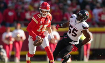 Chiefs’ Patrick Mahomes eases ankle injury concerns, sets personal rushing mark on touchdown run