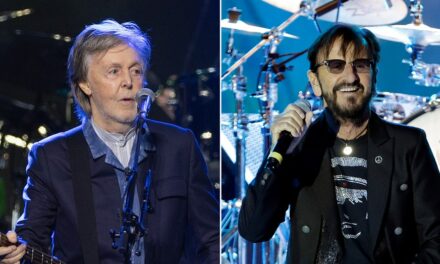 Paul McCartney reunites with Ringo Starr during final show of his Got Back tour