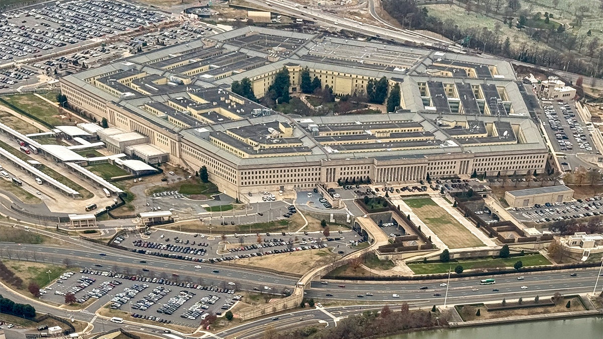 Aerial view of the Pentagon.