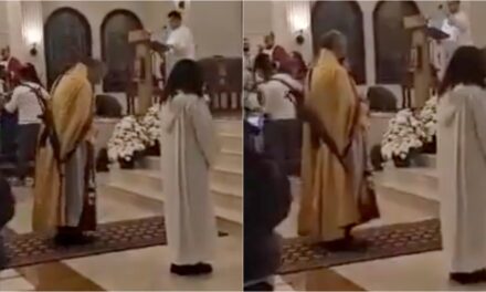 Christian Priest Carries Rifle During Christmas Mass in Lebanon (VIDEO)