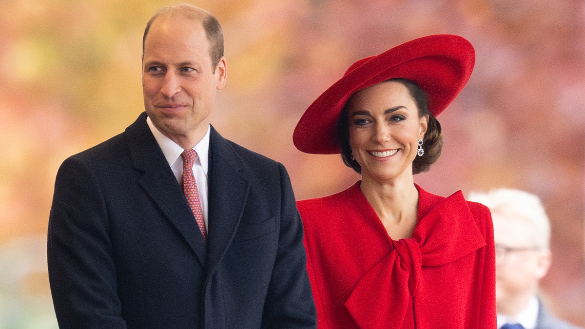 Prince William and Kate Middleton smiling