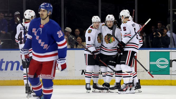 New York Rangers fans are fed up after an embarrassing loss at Madison Square Garden on Monday night against the NHL-worst Chicago Blackhawks. 