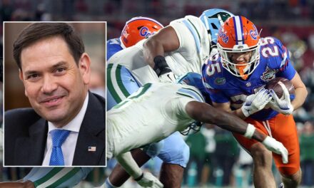 Marco Rubio’s son scores first collegiate touchdown in Florida’s blowout victory over Tulane in bowl game