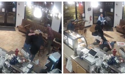 Barista Hits Would-Be Robber With A Cart, Takes Bear Spray To The Face Then Throws Him On The Floor