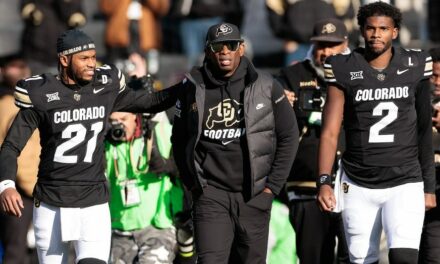 Deion Sanders, ex-wife were apart at senior day celebration for sons Shedeur and Shilo: ‘Like WWIII’