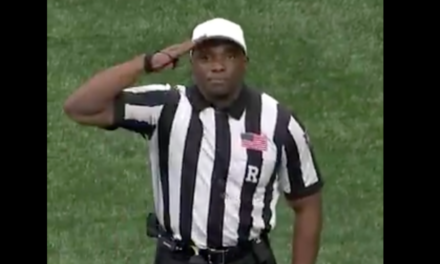 Class Act: College Football Referee Pauses Penalty Call To Salute Veterans During Bowl Game