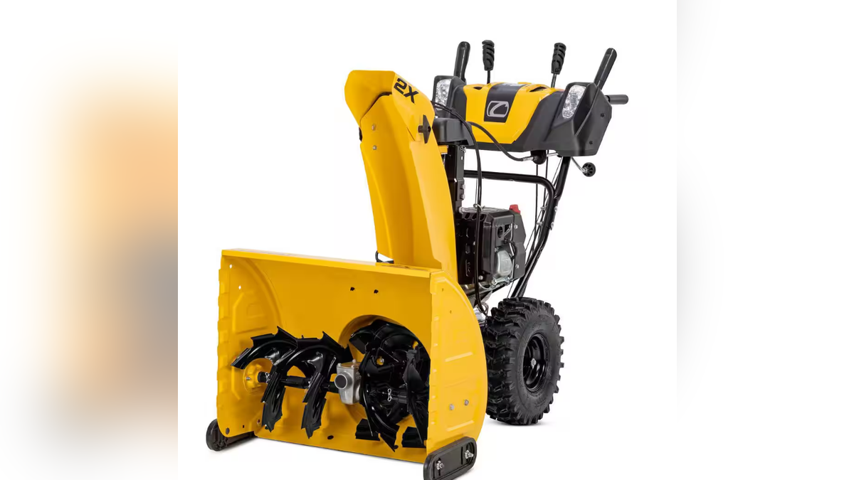 One of the more powerful snow blowers, the Cub Cadet can tackle the longest of driveways. 