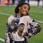 Simone Biles sports custom Jonathan Owens outfit to Bears’ final home game