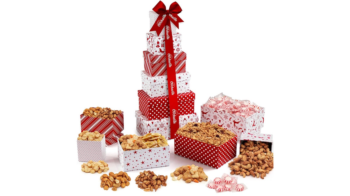 Simple Orchards Holiday Gift Basket Tower