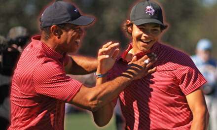 ‘That’s protocol’: Tiger Woods gives son Charlie a hilarious life lesson after remarkable hole in one