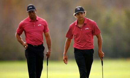 Tiger, Charlie Woods Suffer Heartbreak In Playoff At PNC Championship