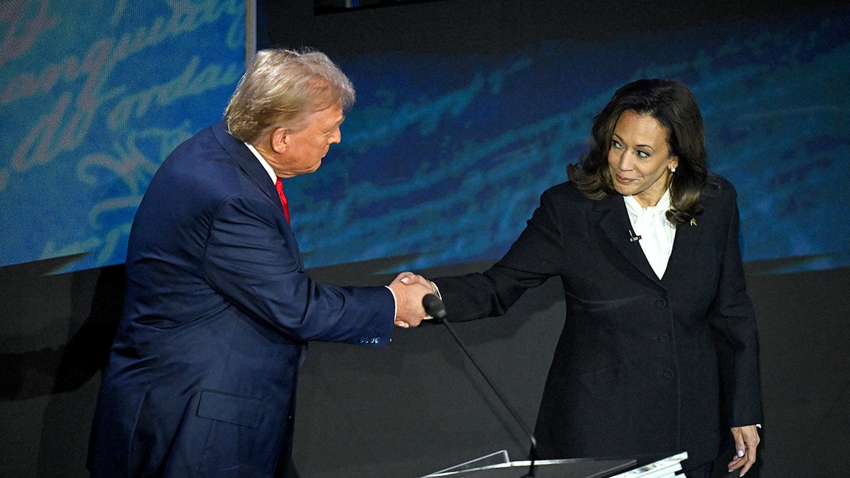 Former President Donald Trump and Vice President Kamala Harris