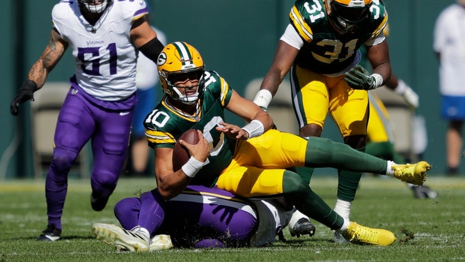 The Green Bay Packers visit the Minnesota Vikings at U.S. Stadium Sunday in NFL Week 17. (Dan Powers/USA TODAY NETWORK-Wisconsin via Imagn Images)