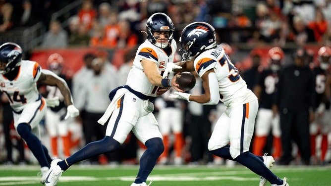 The Denver Broncos can make the playoffs if they beat the Kansas City Chiefs at home in NFL Week 18. (Albert Cesare/The Enquirer-USA TODAY NETWORK via Imagn Images)