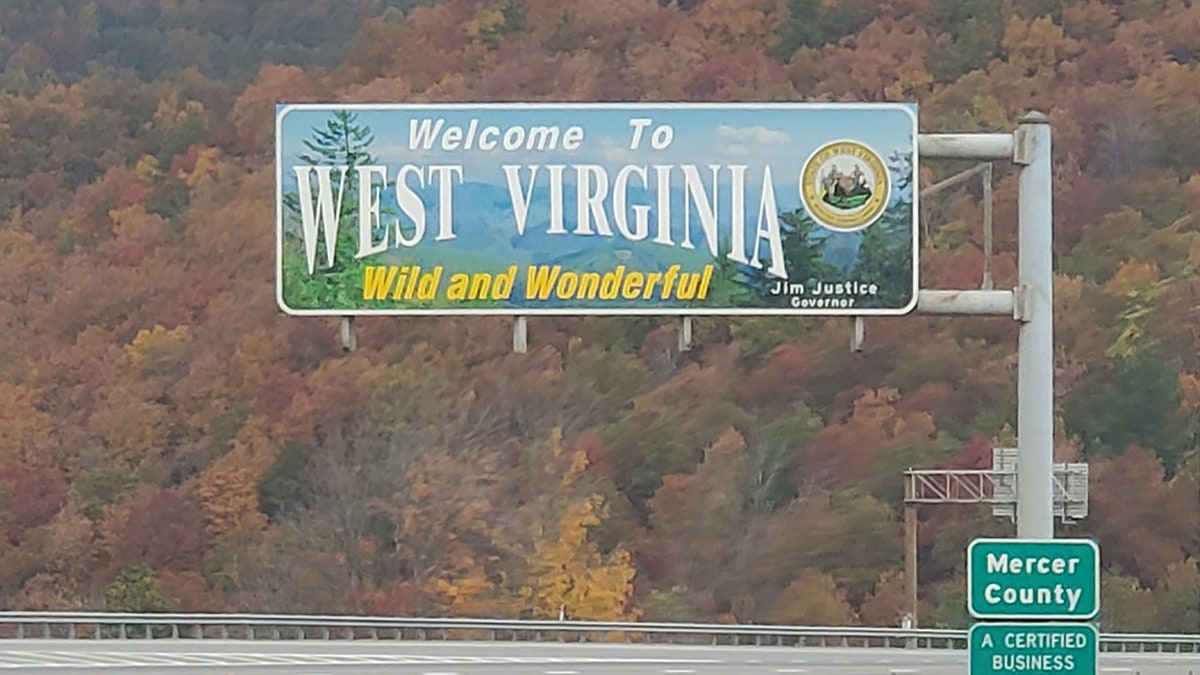 WV Welcome Sign Turnpike