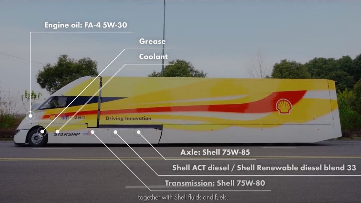 The future of trucking rolls forward in Shell's experimental big rig