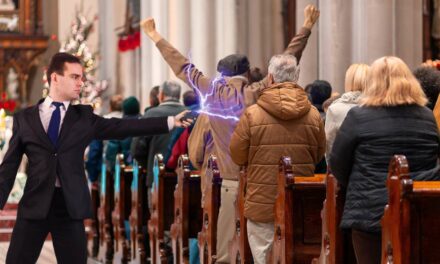 Presbyterian Church To Begin Tasing Anyone Who Raises Hands During Worship