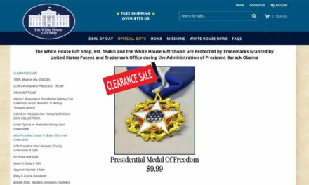 Biden Online Store Clearance Sale Now Offering Presidential Medals Of Freedom For $9.99